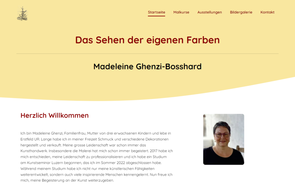 Madeleine-Farbigkeit